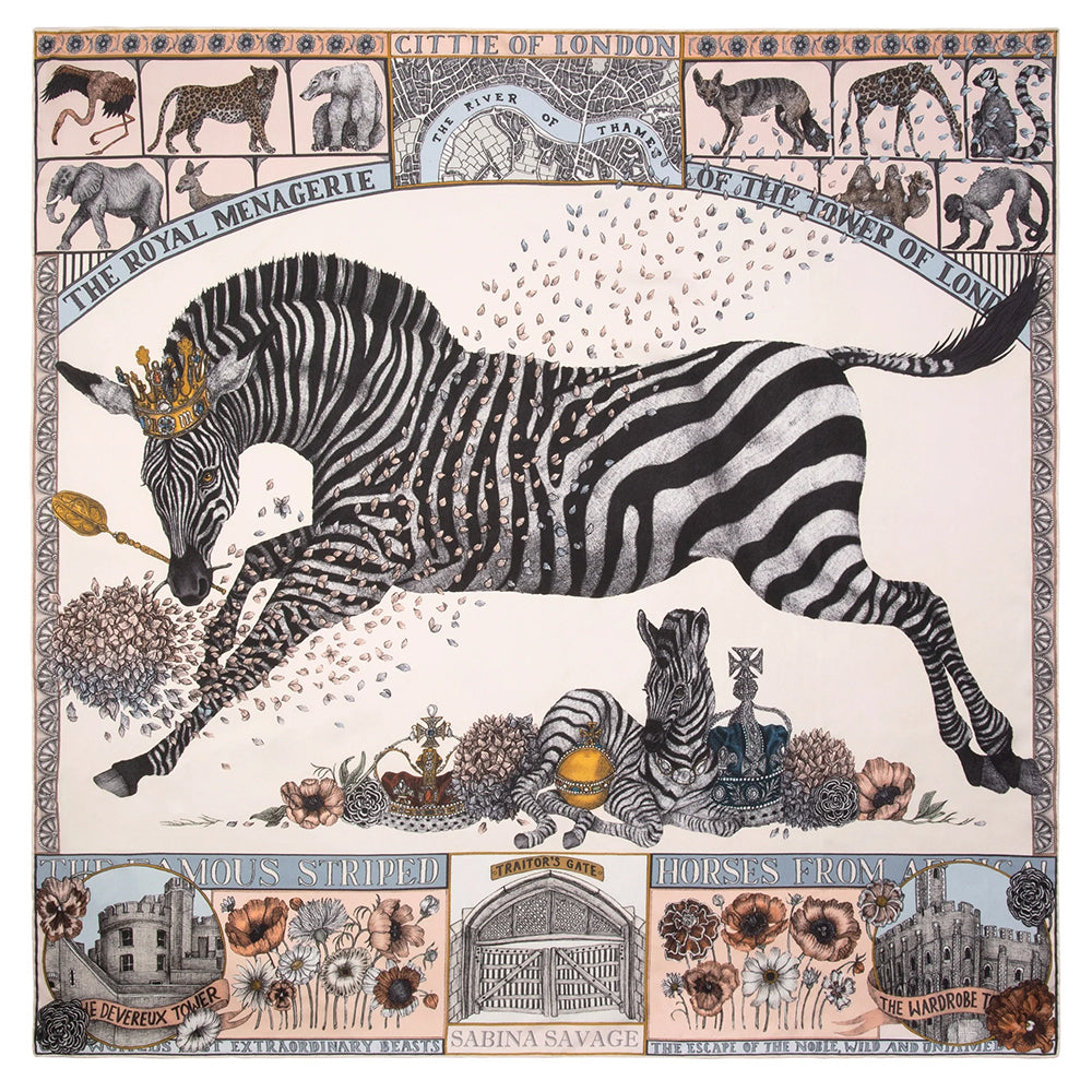 ロイヤルストライプホース（パステル/ホース）90cm